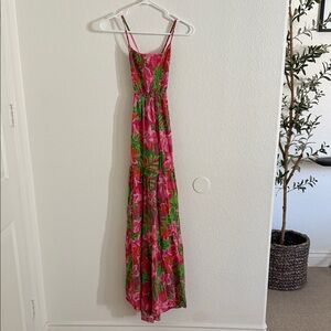 Floral Maxi Dress with Spaghetti Straps